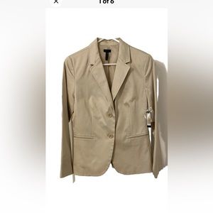 Beige neutral woman’s blazer
